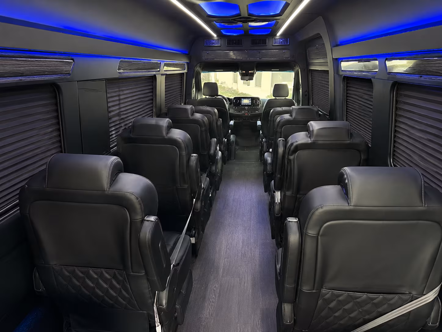 8 passenger sprinter van interior