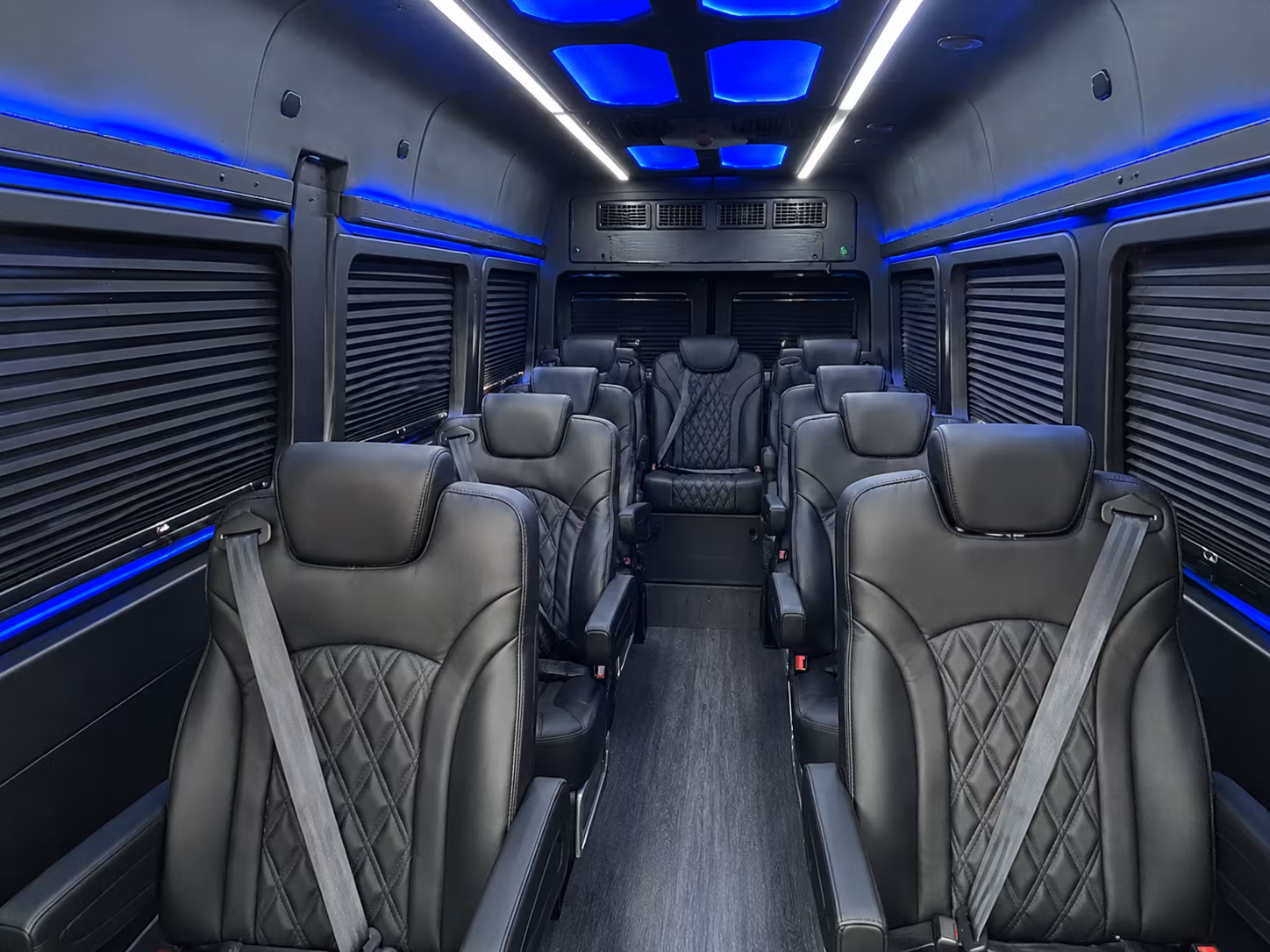 chandler 10 passenger sprinter van inside