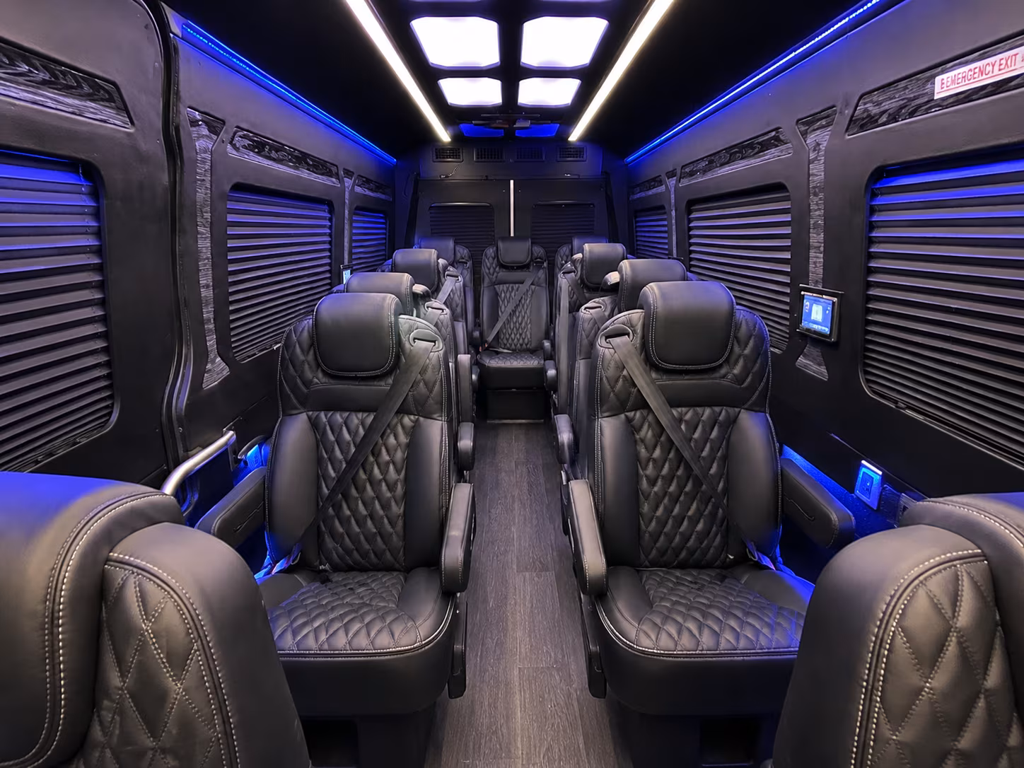 chandler 10 passenger sprinter van interior